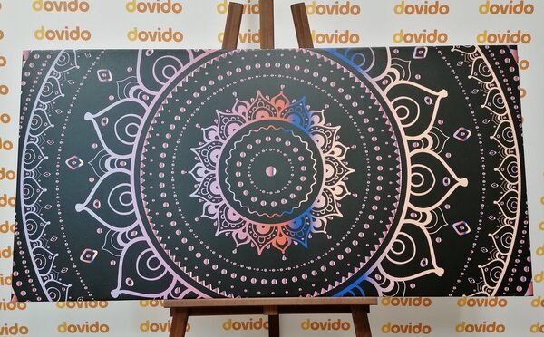 Stampa su tela – Mandala dorata