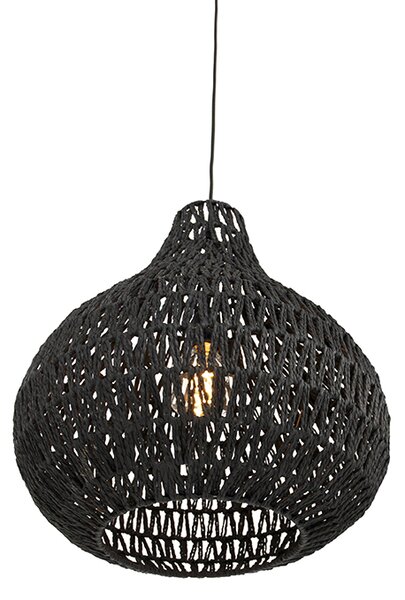 Lampada a sospensione retrò nera 45 cm - Lina Drop