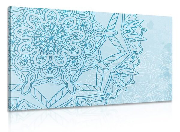 Quadro su tela – Mandala in tema invernale