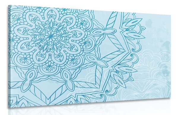 Quadro su tela – Mandala in tema invernale