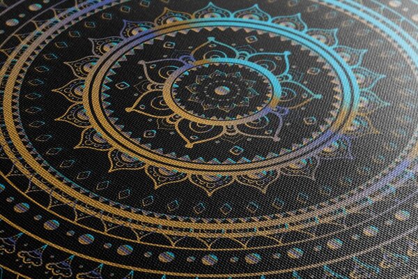 Stampa su tela – Mandala con motivo solare