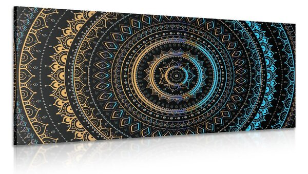 Stampa su tela – Mandala con motivo solare