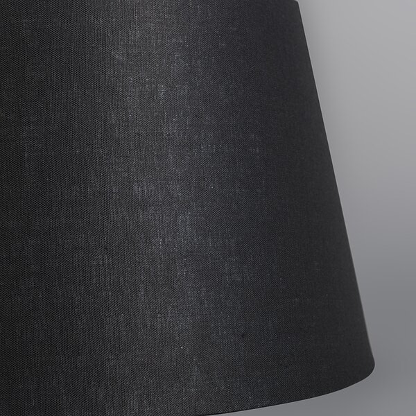 Paralume in lino nero 35 cm