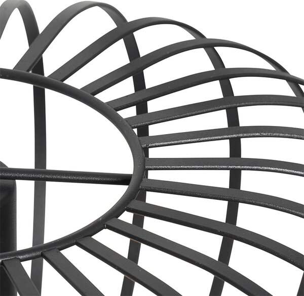 Lampada a sospensione di design nera - Johanna