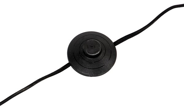 Lampada da terra scandinava nera 5 luci - Facil Tube