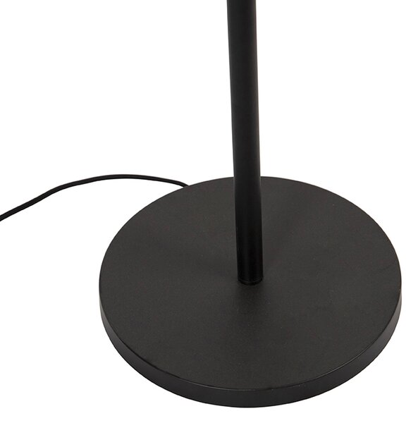 Lampada da terra scandinava nera 5 luci - Facil Tube