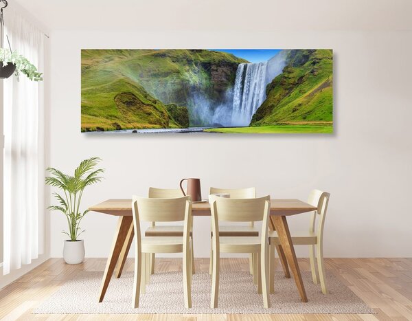 Quadro su tela – Cascata iconica in Islanda
