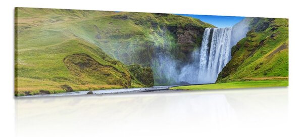 Quadro su tela – Cascata iconica in Islanda