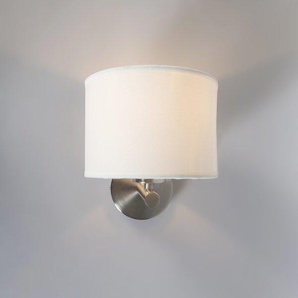 Lampada da parete moderna bianca rotonda - VT 1