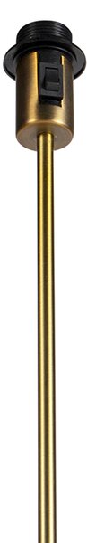 Lampada da terra vintage regolabile bronzo - Parte