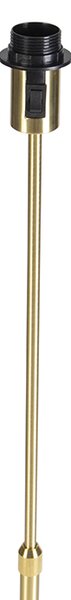 Lampada da terra vintage regolabile oro - Parte