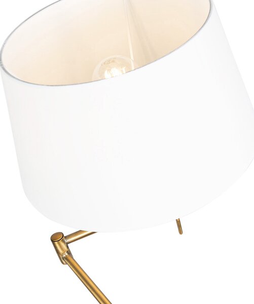 Lampada da terra classica intelligente bronzo con bianco incl. WiFi A60 - Ladas Fix