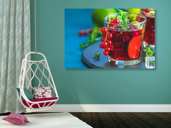 Stampa su tela – Cocktail rosso