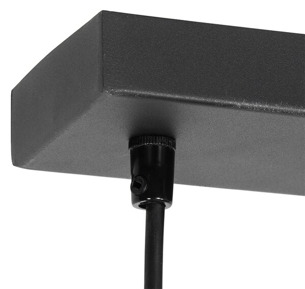 Lampada a sospensione moderna nera 5 luci - Jeana