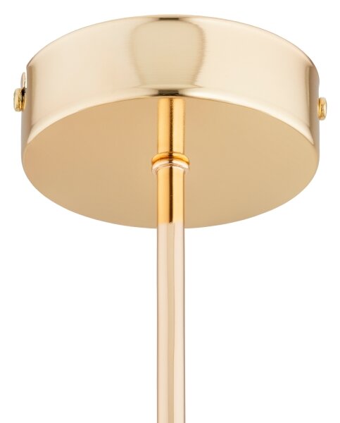 Lampadario on a pole FOTON 6xE14/40W/230V oro/bianco
