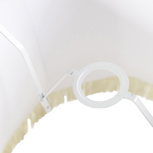 Paralume in seta color crema 45 cm - Granny