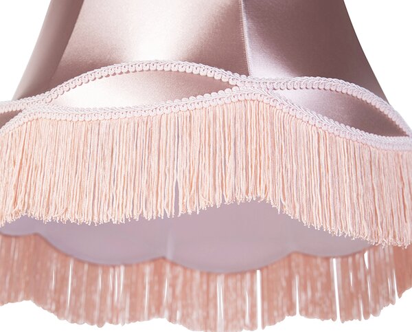 Paralume in seta rosa 45 cm - Granny
