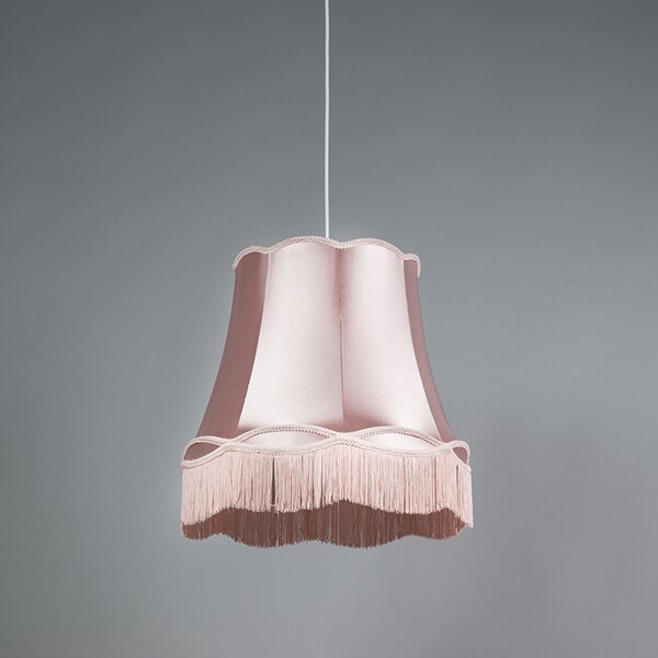 Set di 4 lampade a sospensione retrò rosa 45 cm - Granny