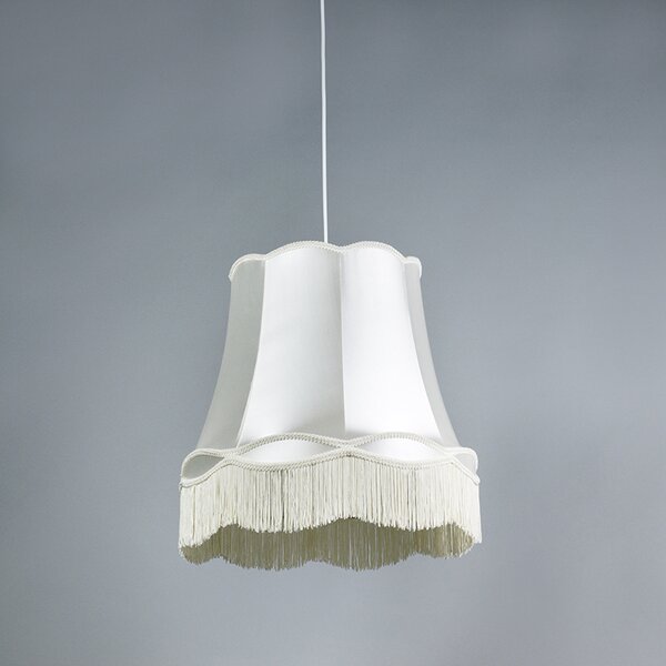 Set di 4 lampade a sospensione retrò crema 45 cm - Granny