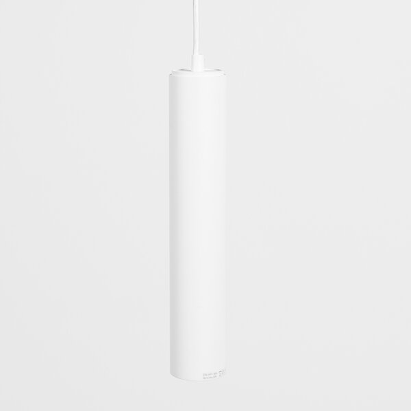 Set di 2 lampade a sospensione di design bianche - Tuba Small