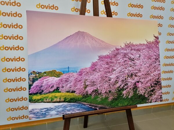 Stampa su tela – Vulcano Fuji del Giappone