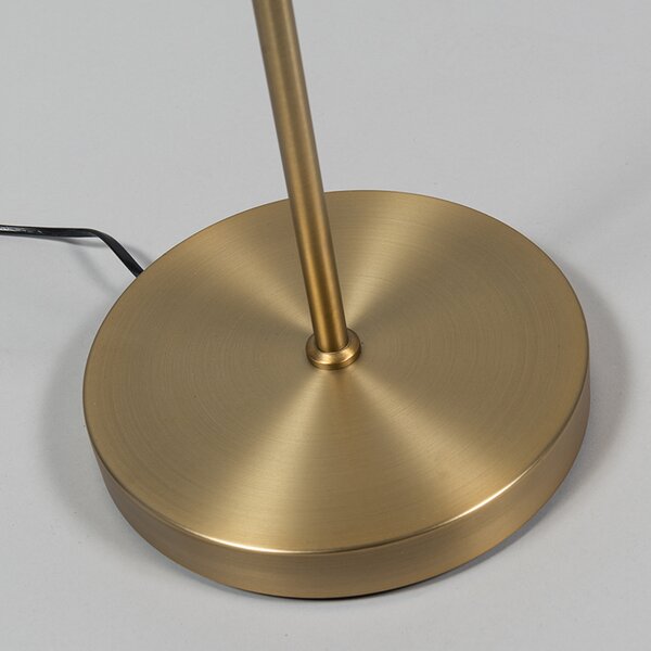 Lampada da terra moderna bronzo incl. LED - Eva