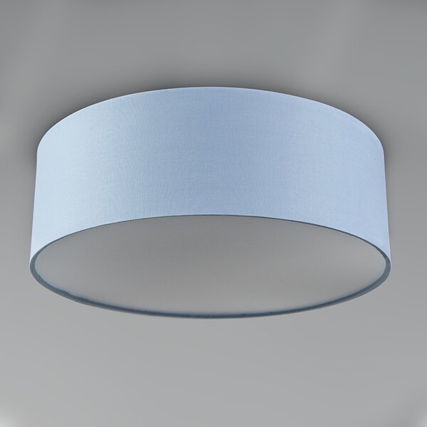 Plafoniera blu 30 cm con LED - Drum LED