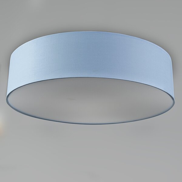 Plafoniera blu 40 cm incl. LED - Drum LED