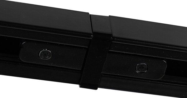 Sistema di illuminazione a binario moderno con 5 faretti nero 1 fase - Iconic Jeany