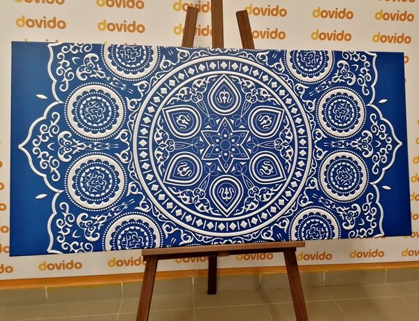 Stampa su tela – Mandala etnica delicata