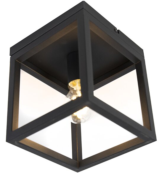 Lampada a sospensione industriale nera - Cage