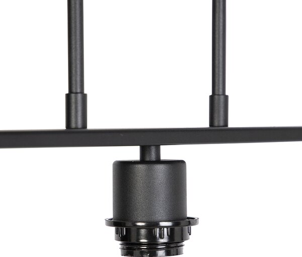 Lampada a sospensione nera senza paralume - Combi 3 Deluxe