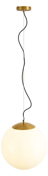 Lampada a sospensione scandinava vetro opale 40 cm - Ball 40