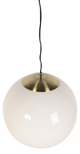 Lampada a sospensione scandinava vetro opalino 50 cm - Ball 50