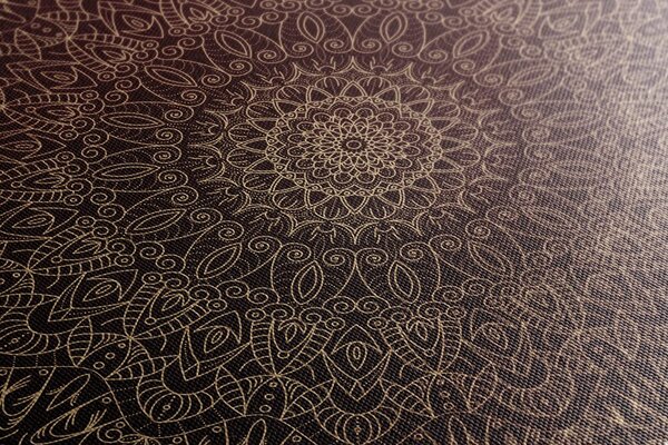 Quadro su tela – Mandala decorativa dettagliata