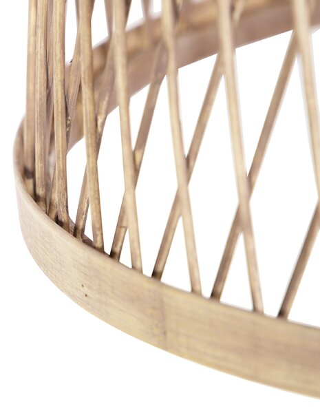 Lampada a sospensione in rattan rustica - Calamus
