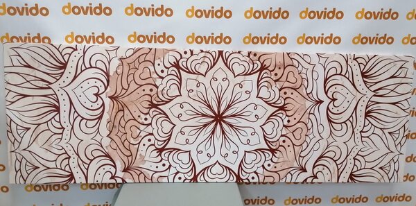 Quadro su tela – Mandala etnica astratta