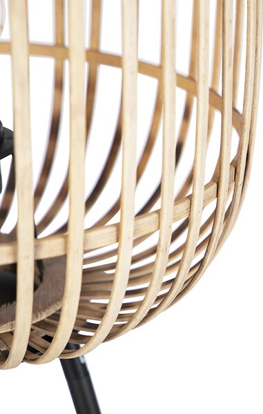 Lampada da terra rustica in rattan - Manila