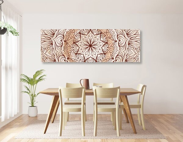 Quadro su tela – Mandala etnica astratta