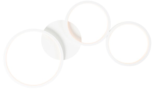 Plafoniera di design bianca con LED dimmerabile a 3 livelli 3 luci - Pande