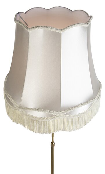 Lampada da terra in bronzo con paralume Granny crema 45 cm regolabile - Parte