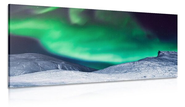 Stampa su tela – Aurora boreale nel cielo