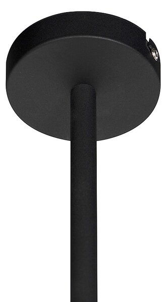Lampada a sospensione moderna nera regolabile 6 luci - Lofty