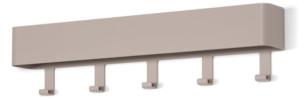 Attaccapanni da parete grigio tortora in metallo con scaffale 52 cm Dax Play – Spinder Design
