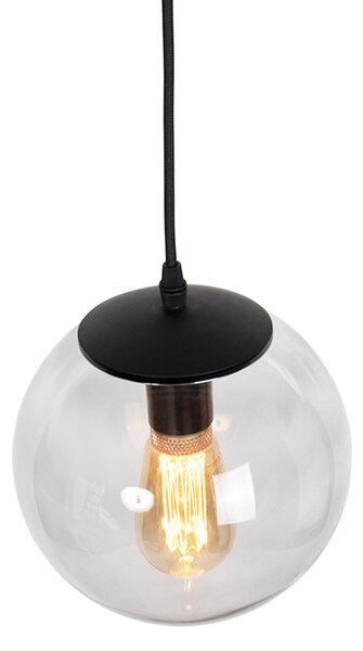 Lampada a sospensione moderna grigia 20 cm - Pallon