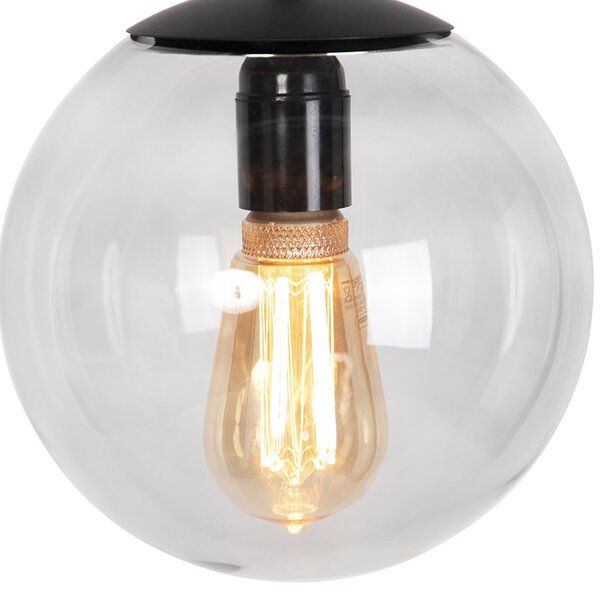 Lampada a sospensione moderna grigia 20 cm - Pallon