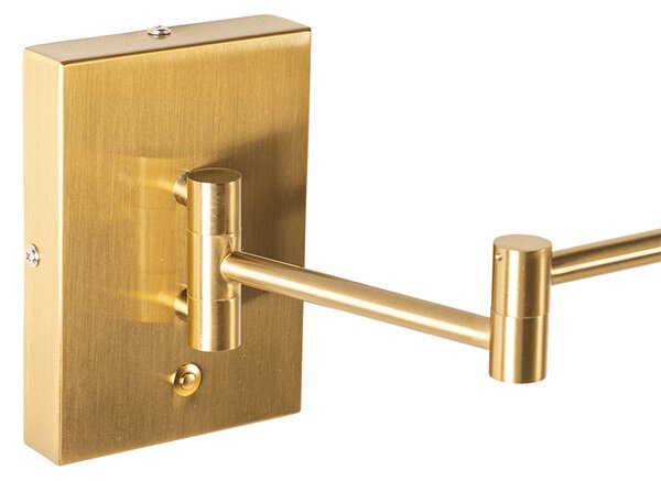 Applique da parete di design in ottone con LED dimmerabile - Notia