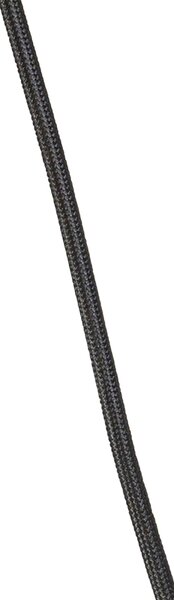 Lampadario Art Déco oro con vetro nero 3 luci - Pallon