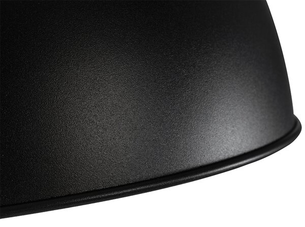 Lampada da terra industriale nera con oro 160 cm - Magnax