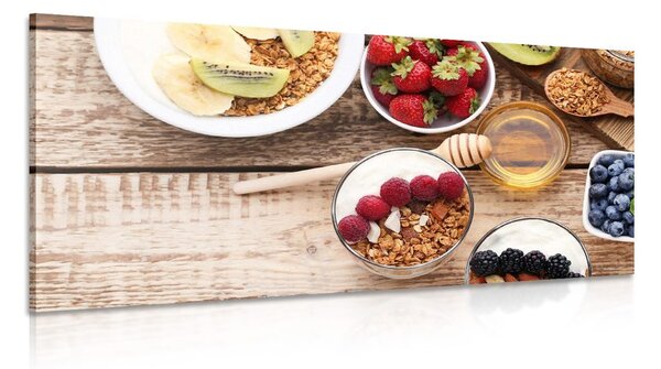 Quadro su tela – Colazione salutare
